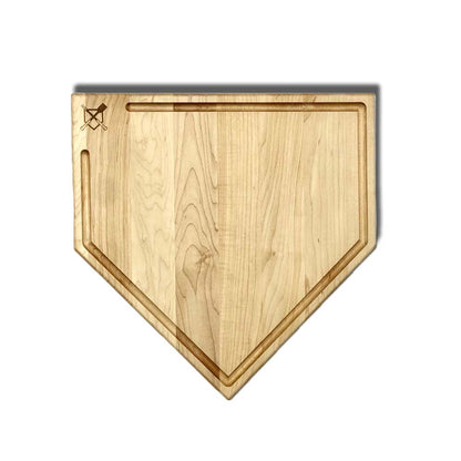 Full Size (17" x 17") Home Plate Cutting Board With Trough