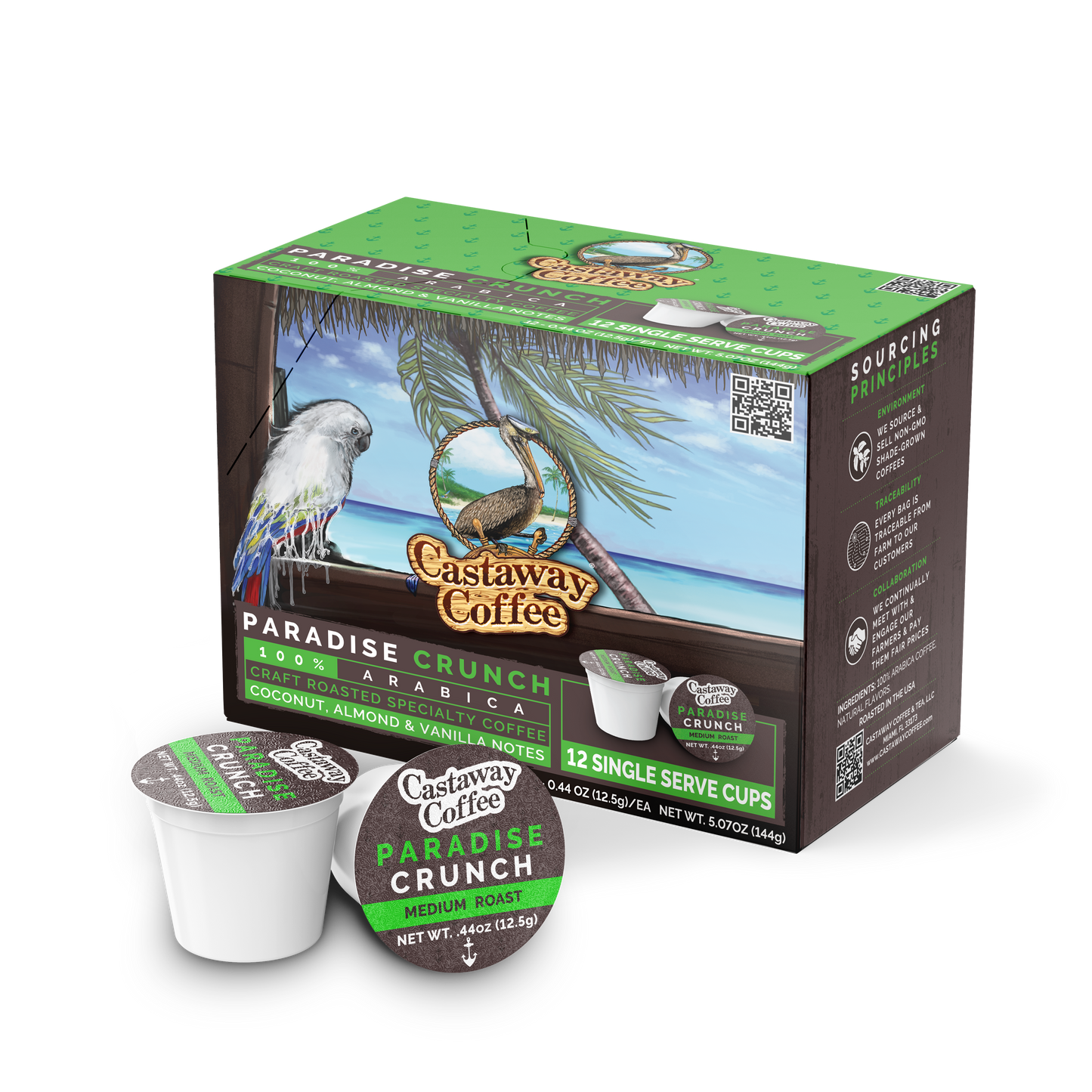 Paradise Crunch K-Cup Pod 12 Count