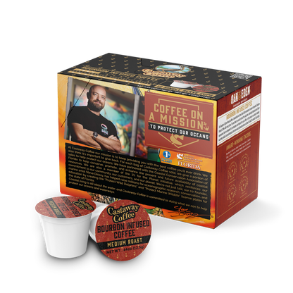 Castaway Coffee  Bourbon K-Cup Pod 12 Count